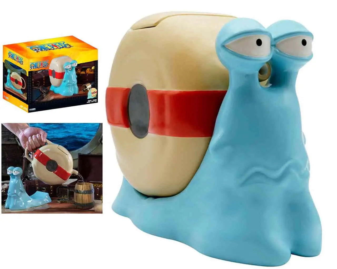 One Piece Transponder Snigelteekanna