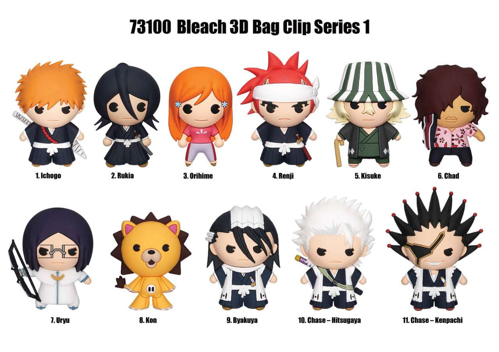 Bleach 3D Bag Clip Blind Box Display (24) monogram