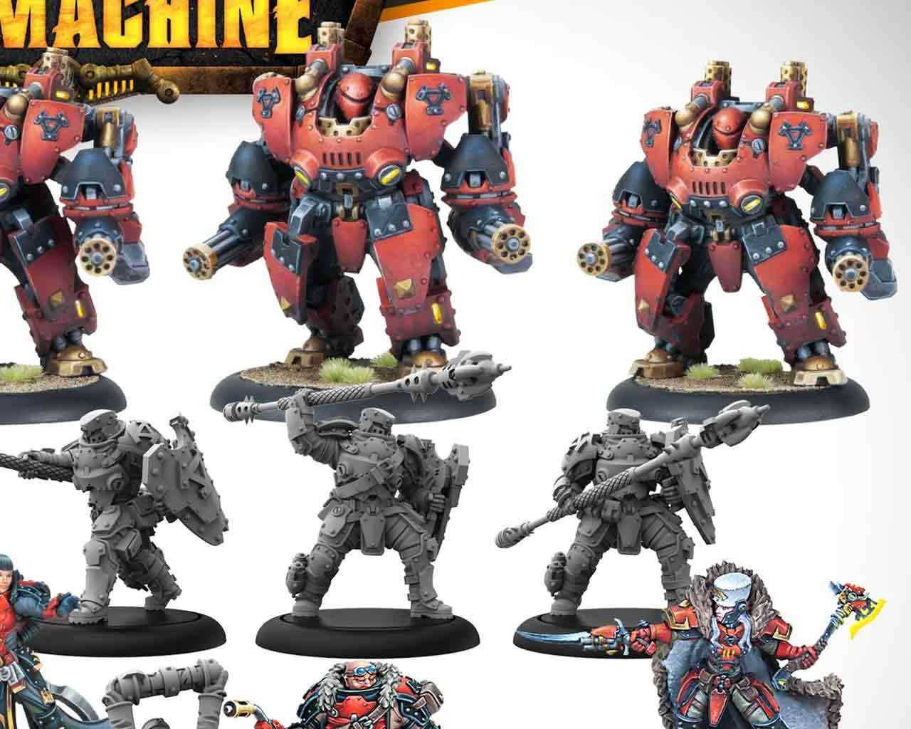 Warmachine Khador Winter Korps Auxiliary Expansion steamforged games