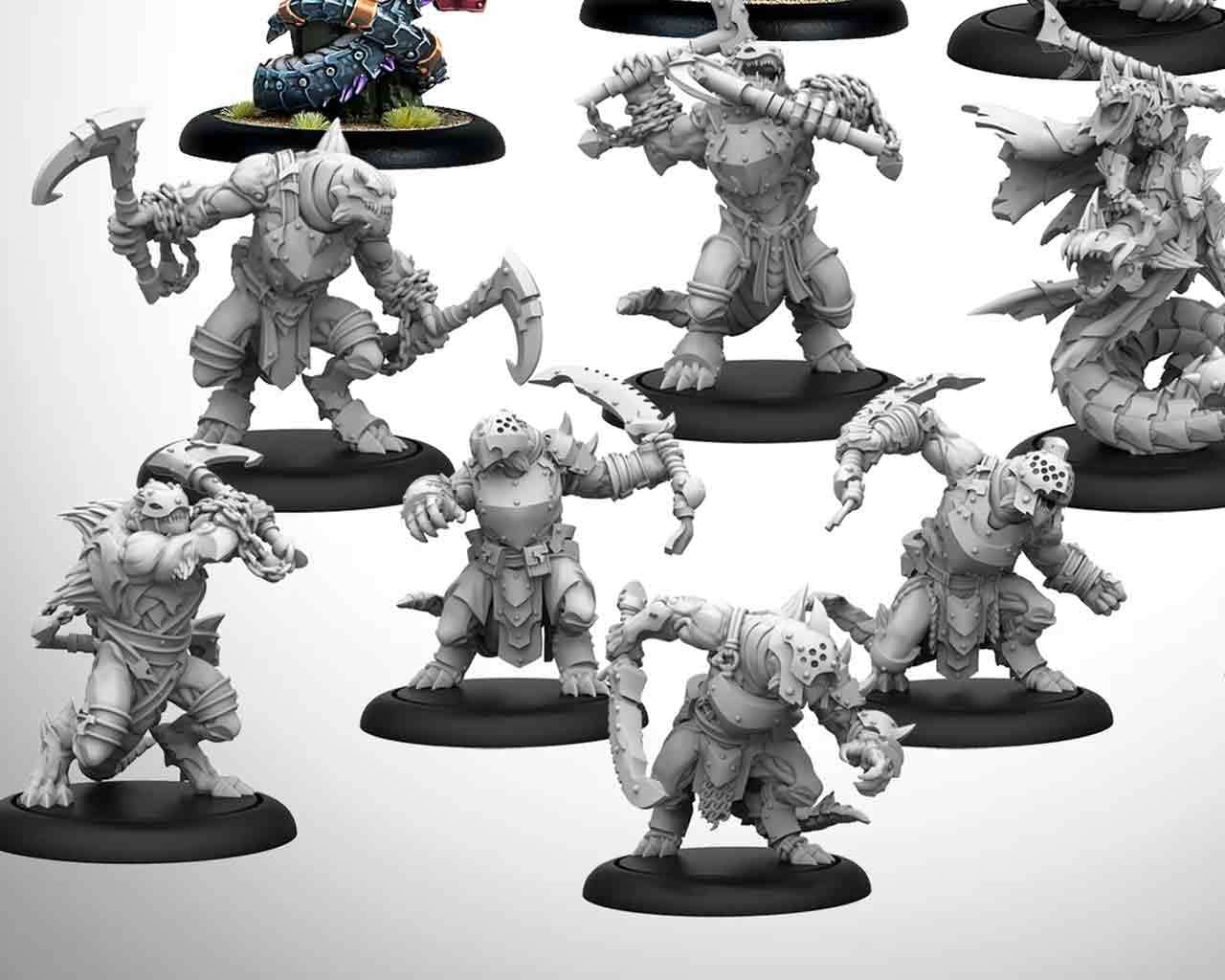 Warmachine Khymaera Shadowflame Shard Auxiliary Expansion steamforged games