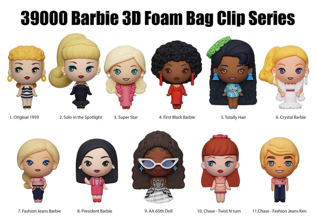 Barbie S.1 3D Bag Clip Blind Box Display (24) - Robotto