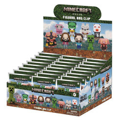 Minecraft Movie S.1 3D Bag Clip Blind Box Display (24) - Robotto