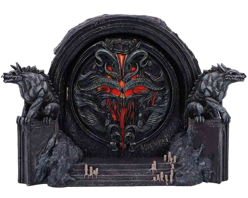 Diorama Box med Hells Gate från Diablo IV nemesis now