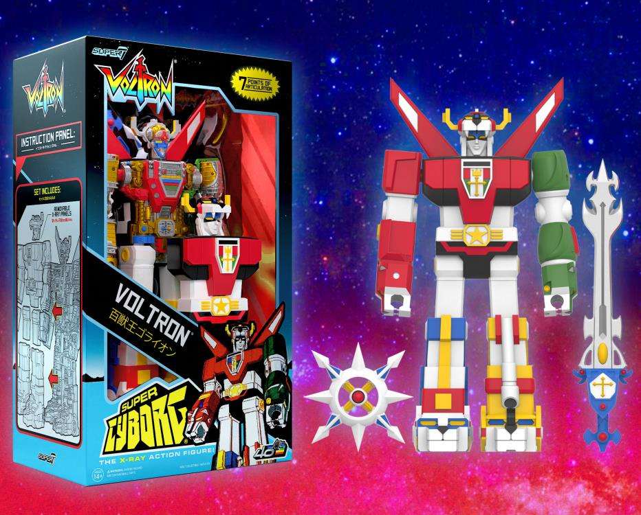 Voltron Super Cyborg Full Color Figur super 7