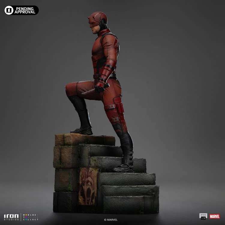 Daredevil Born Again 1/10 Statue – Samlarfigur i hög kvalitet iron studios