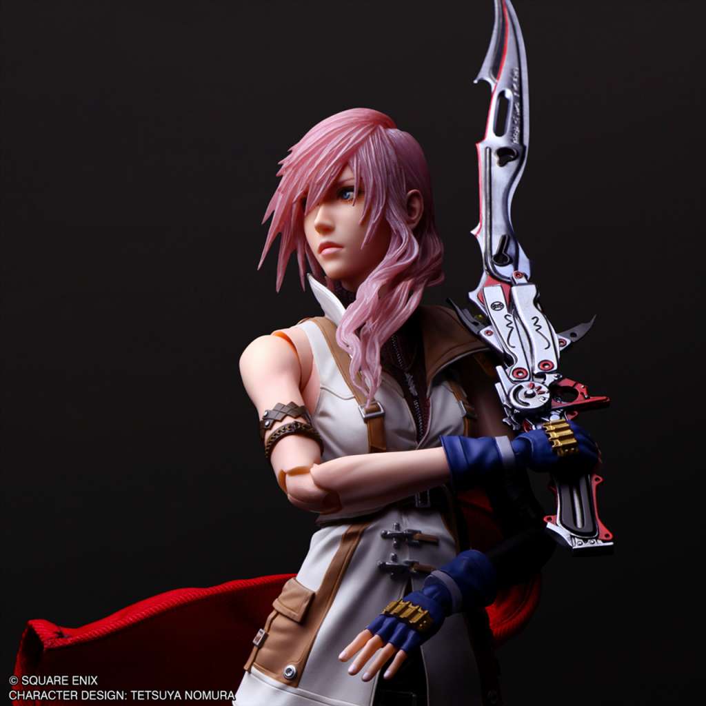 Final Fantasy 13 Lightning Play Arts Shin AF - Samlarfigur square enix