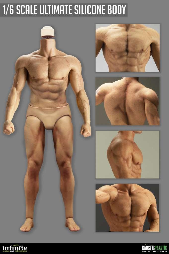 Ultimate 1/6 Skala Silikon Kropp för Action Figur - Robotto