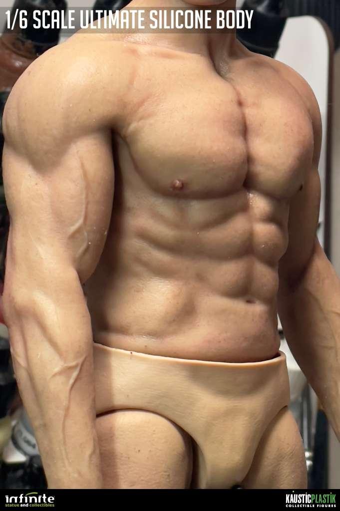 Ultimate 1/6 Skala Silikon Kropp för Action Figur - Robotto
