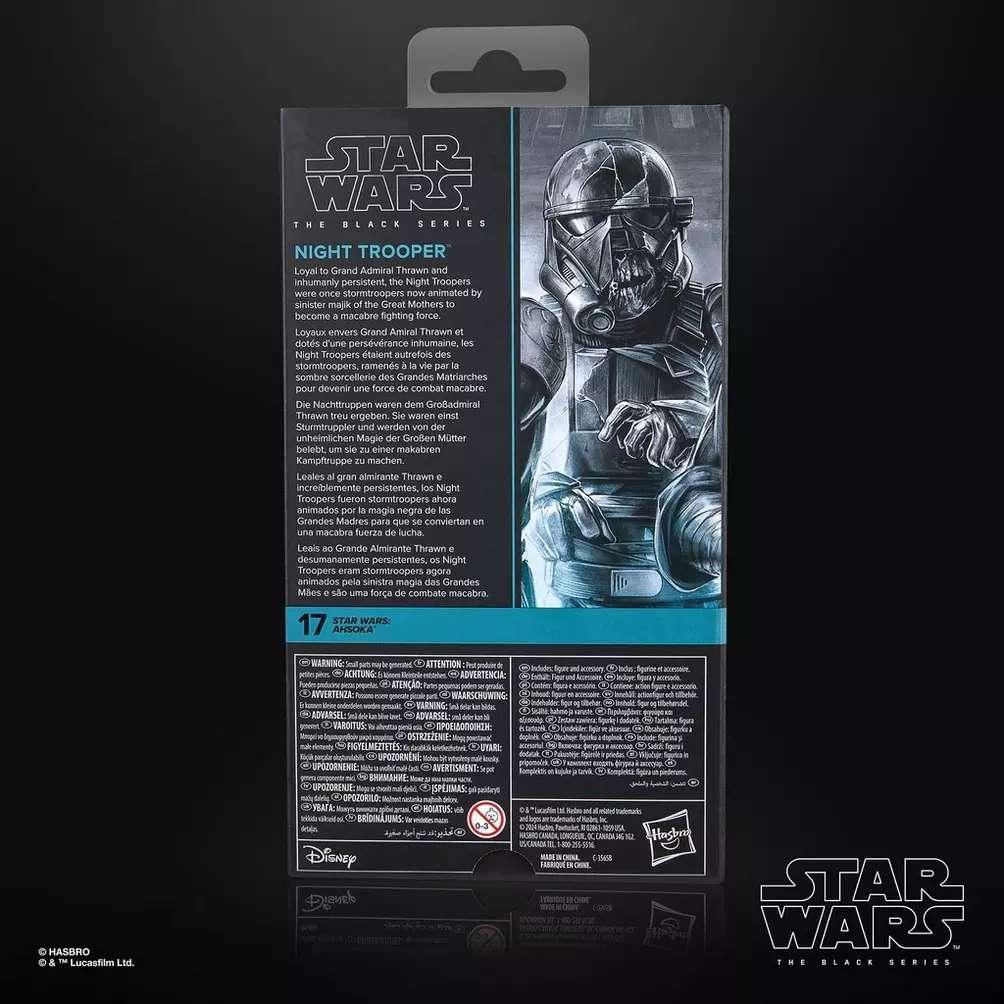 Star Wars The Black Series Ahsoka Night Trooper Action Figur - Robotto