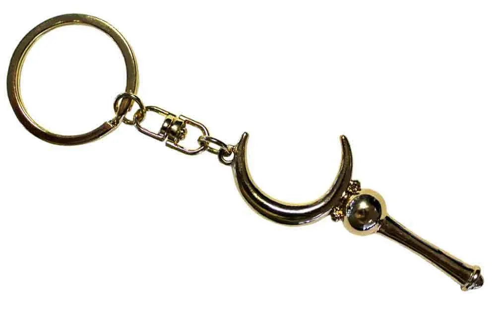 Sailor Moon - 3D Metal Nyckelring med Månstav - Robotto