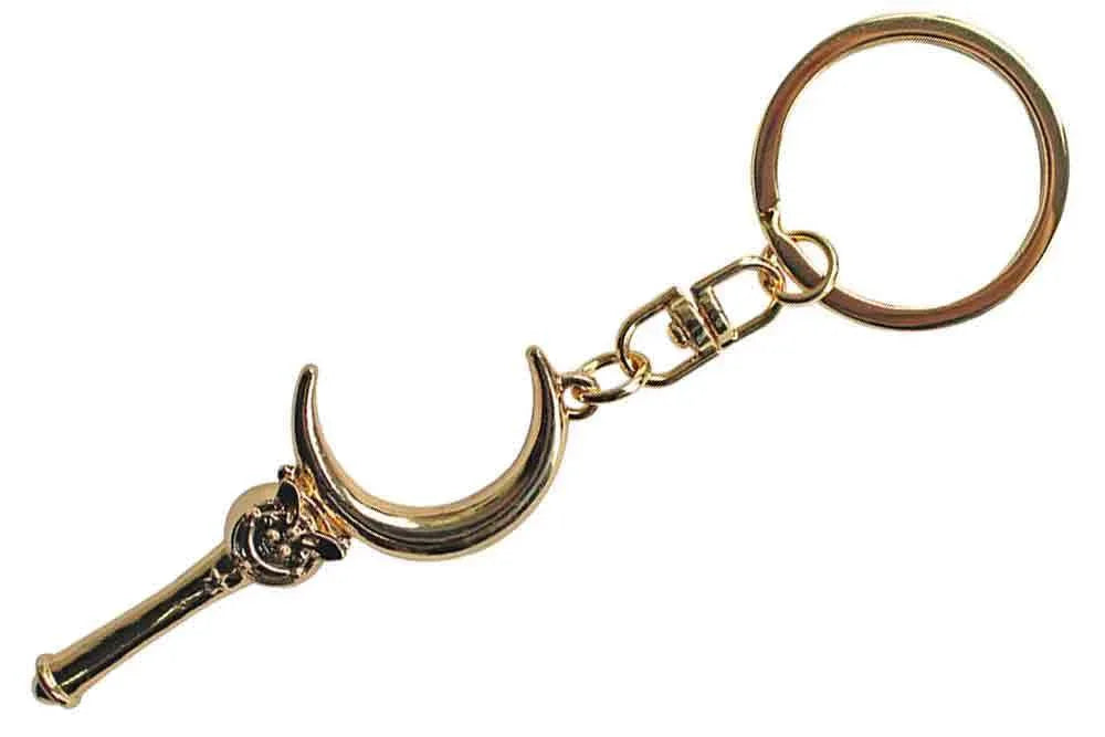 Sailor Moon - 3D Metal Nyckelring med Månstav - Robotto