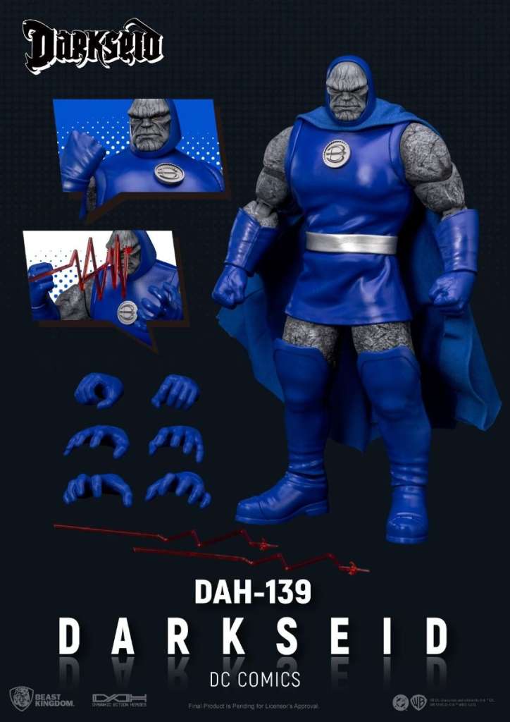 DC Comics Darkseid Dynamiska Actionhjältar beast kingdom