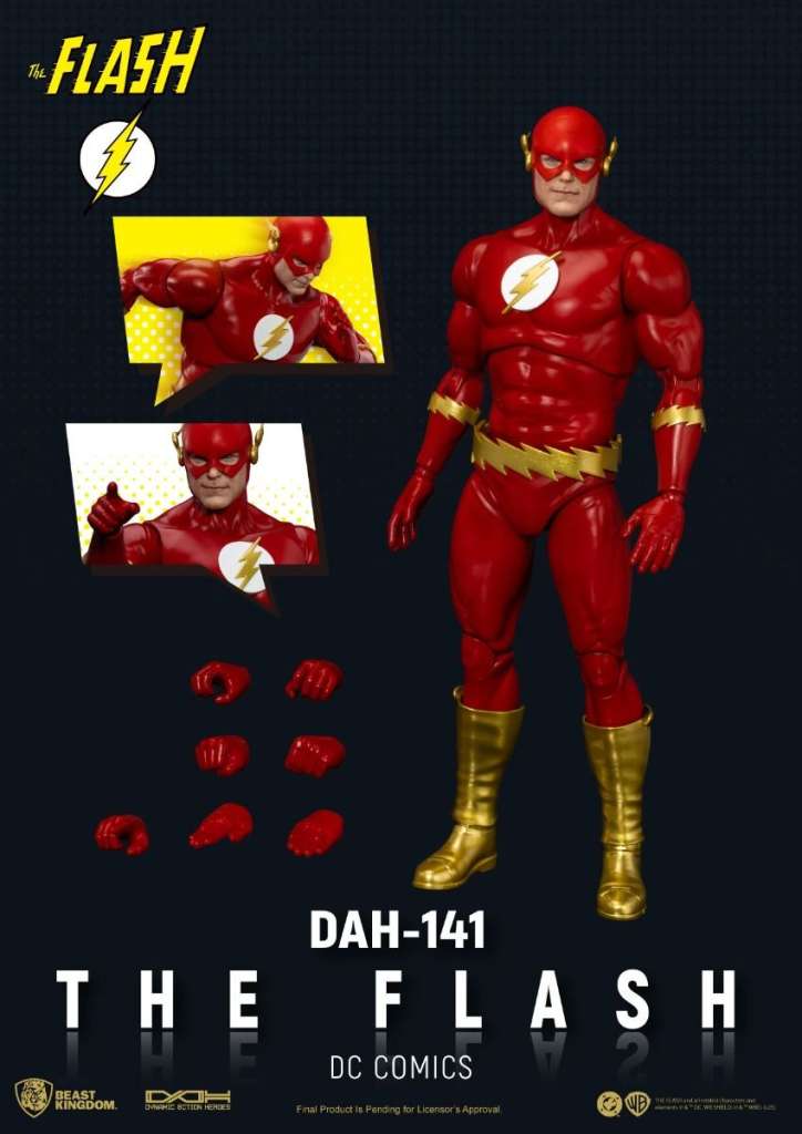 DC Comics The Flash Dynamiska Actionhjältar beast kingdom