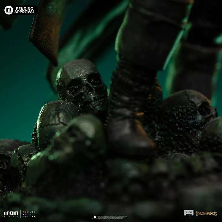 Lord of the Ring Aragorn Unleashed 1/10 Staty iron studios