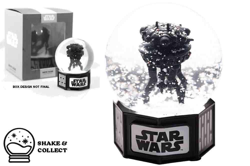 Star Wars - Planet Hoth Viper Probe Snow Globe - Robotto