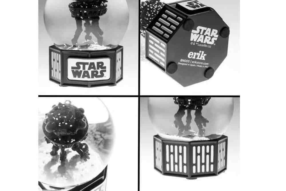 Star Wars - Planet Hoth Viper Probe Snow Globe - Robotto