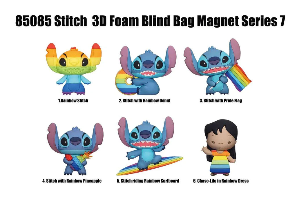 Stitch s.7 Magnets Blind Pack Display (12) - Robotto