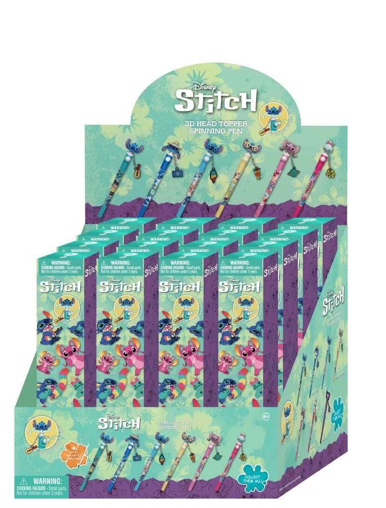 Stitch 3D Huvud Topp Spinnande Pen Display (16) - Robotto