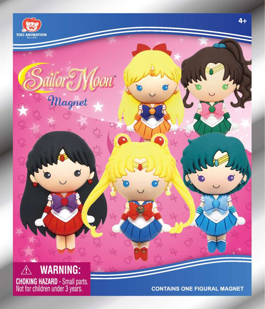 Sailor Moon Magnets Blind Pack Display (12) monogram
