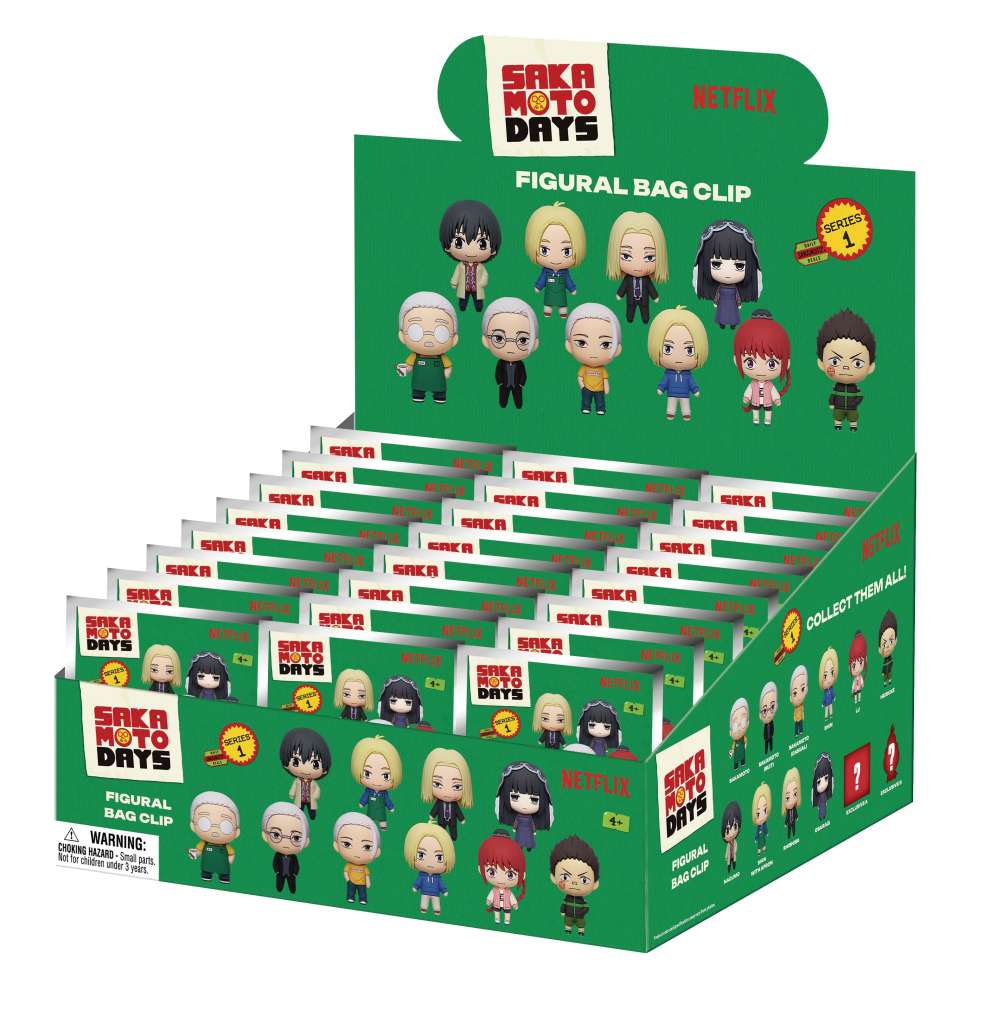 Sakamoto Days S.1 Bag Clip Blind Box Display (24) monogram