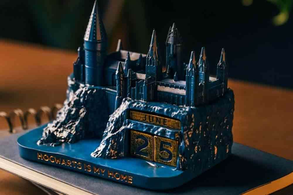Harry Potter Hogwarts 3D Perpetual Calendar grupo erik