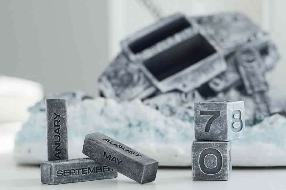 Star Wars AT-AT Walker Förstörd 3D Perpetual Kalender grupo erik