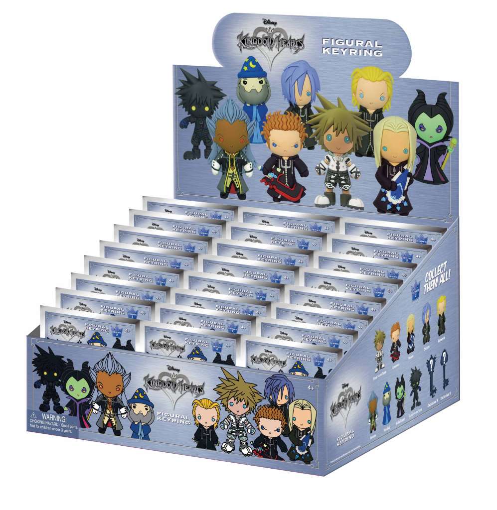 Kingdom Hearts S.2 Bag Clip Blind Box Display (24) monogram