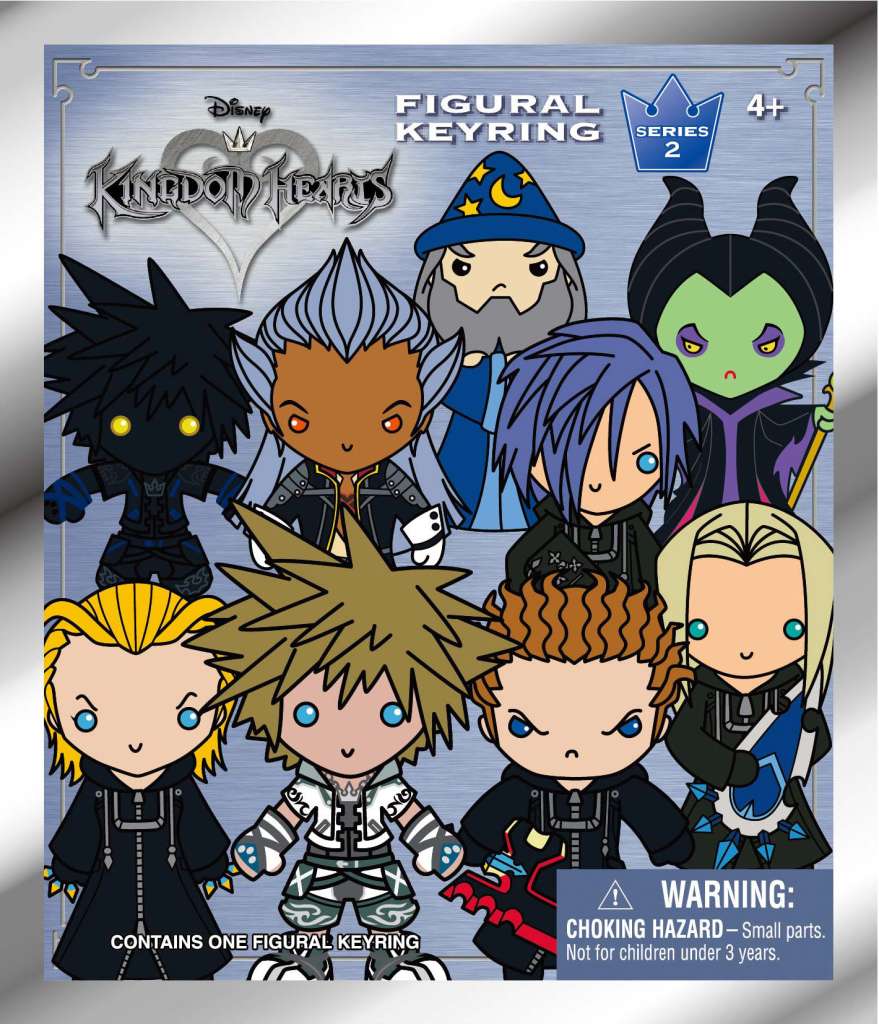 Kingdom Hearts S.2 Bag Clip Blind Box Display (24) monogram