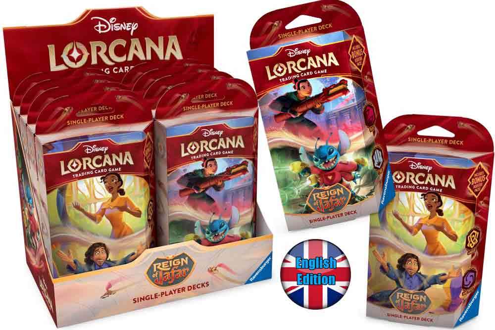 Lorcana - Reign of Jafar - Starter Deck Display (8 Decks) - English ravensburger