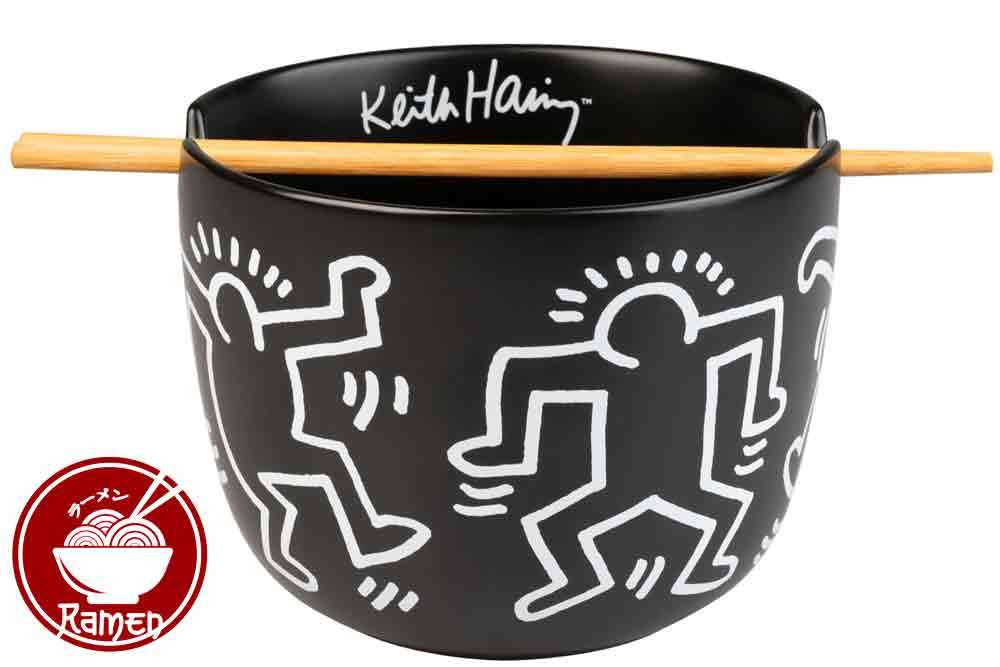 Keith Haring Ramen Skål med Ätpinne grupo erik