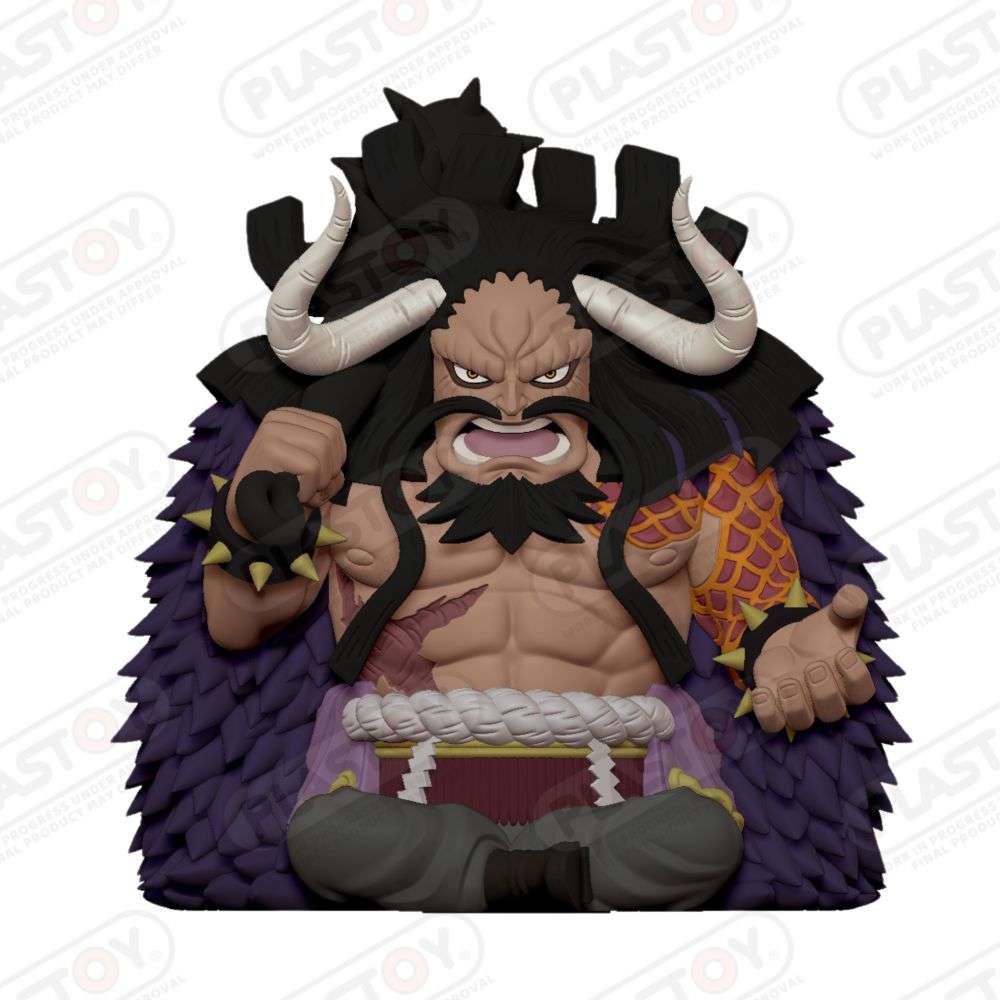 One Piece Kaido Sparbössa - Samlarobjekt för Fans plastoy