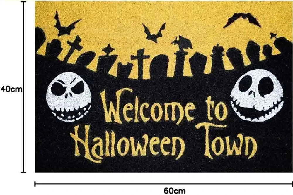 THE NIGHTMARE BEFORE CHRISTMAS HALLOWEEN TOWN DOORMAT - bild 5