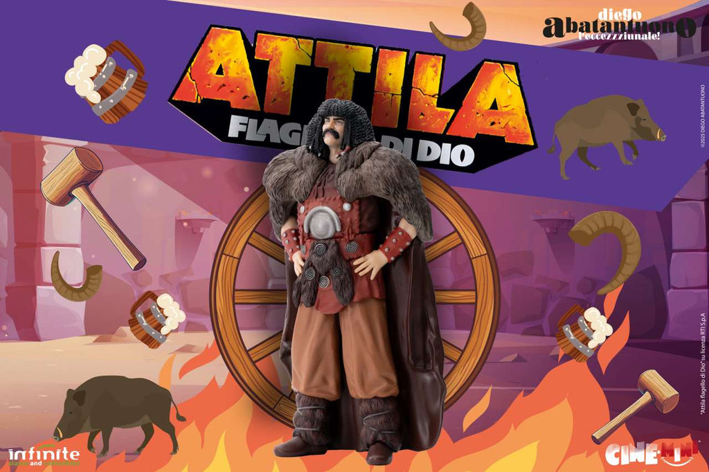 Diego Abatantuono Attila il Flagello di Dio Cine-Mini PVC infinite statue