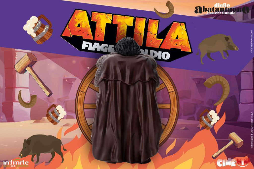 Diego Abatantuono Attila il Flagello di Dio Cine-Mini PVC infinite statue