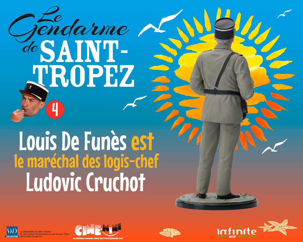 Le Gendarme de Saint-Tropez #4 - Louis De Funès som Ludovic Cruchot Figur infinite statue