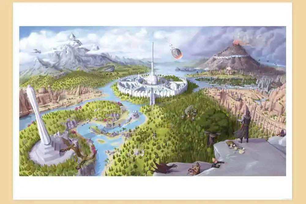 THE ELDER SCROLLS IV - OBLIVION - IMPERIAL CITY ART PRINT