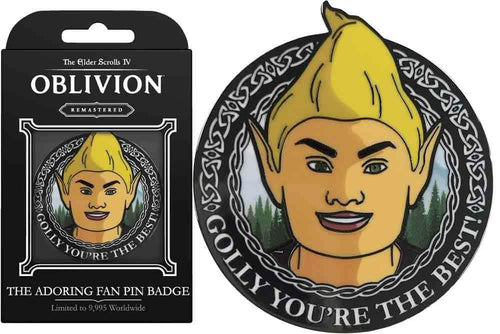 Adoring Fan Pin Badge - The Elder Scrolls IV: Oblivion - Robotto