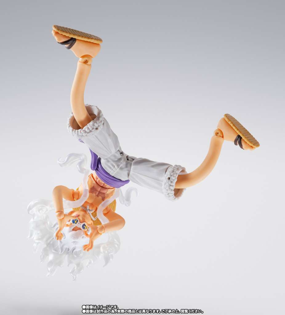 One piece monkey.d.luffy gear5 framtida ön ägghuvud SH Figuarts