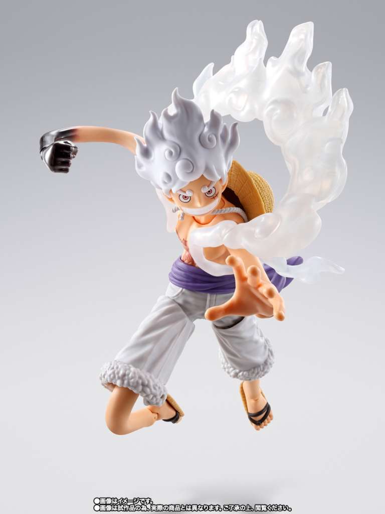 One Piece Monkey D. Luffy Gear 5 Future Island Egghead SHF bandai