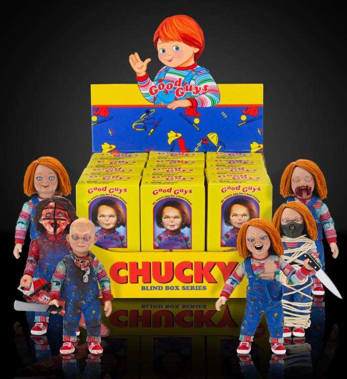 Chucky TV Good Guy Blind Box 7" Figur Display (12") neca