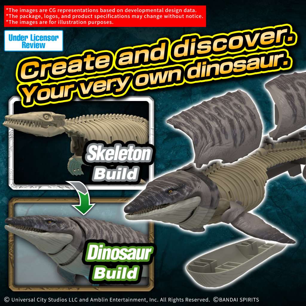 Plannosaurus Jurassic World Mosasaurus - Leksaksfigur i hög kvalitet bandai model kit gunpla