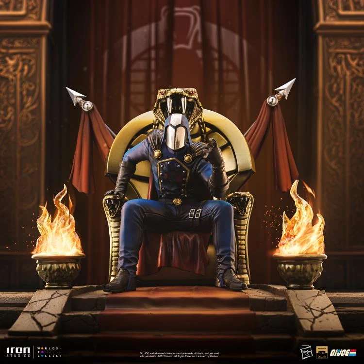 G.I. Joe Cobra Commander 1/10 Statue iron studios