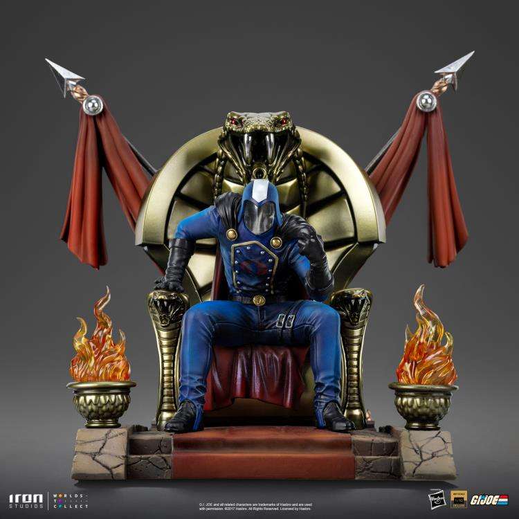 G.I. Joe Cobra Commander 1/10 Statue iron studios