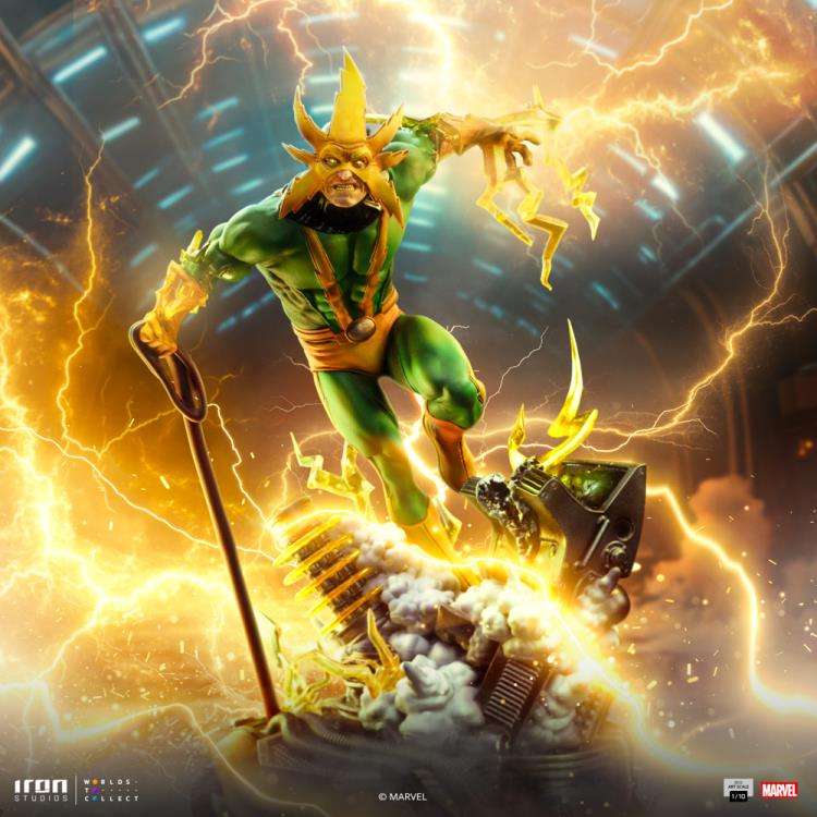 Spider-man vs Villains Electro 1/10 Staty iron studios