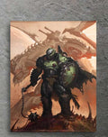 Doom The Dark Ages Canvas Poster - Robotto