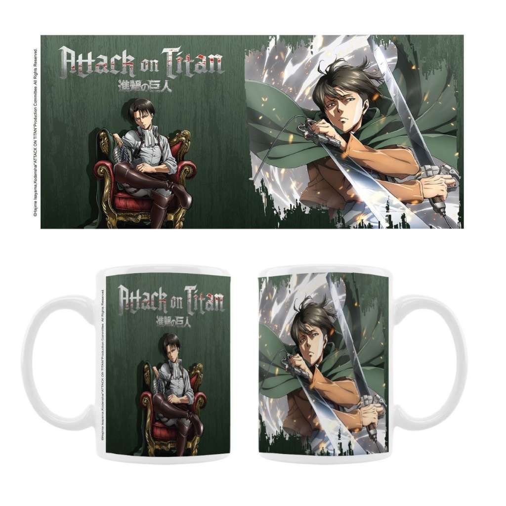 Attack on Titan Levi Mug – Perfekt för Fans sakami merchandise