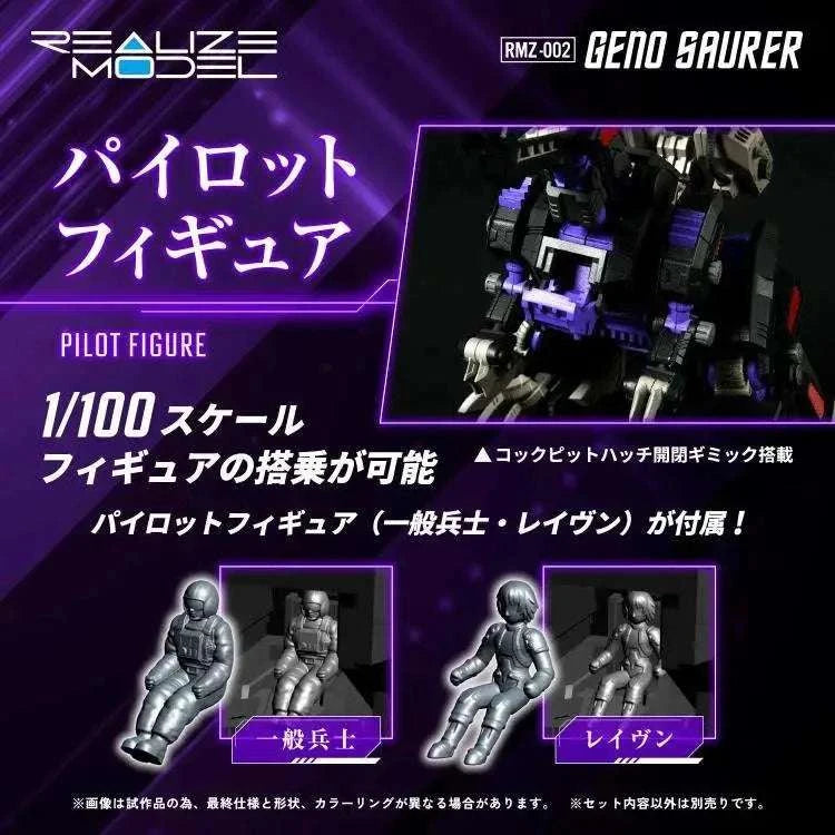 ZOIDS REALIZE RMZ-002 GENO SAURER 1/100 MODEL KIT - bild 6