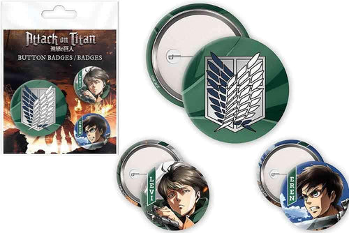 Attack on Titan Badges - Robotto