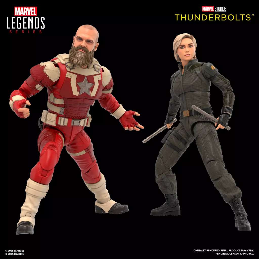 Marvel Legends Thunderbolts Yelena Belova och Red Guardian Action Figur hasbro