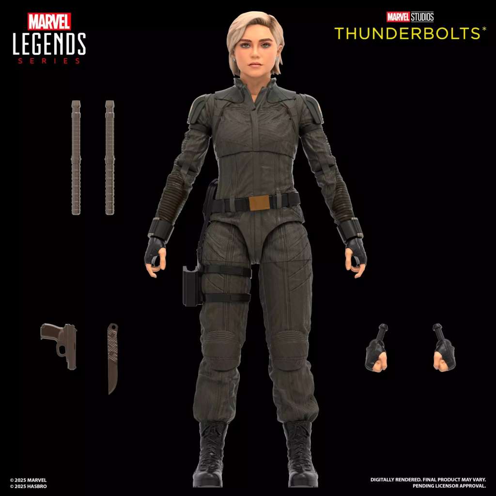 Marvel Legends Thunderbolts Yelena Belova och Red Guardian Action Figur hasbro